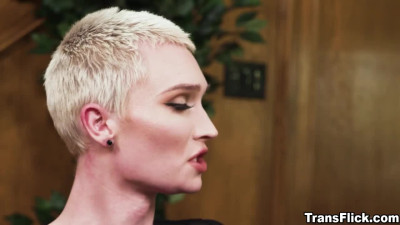 Dante Colle kisses sexy transgender Kai Lani passionately