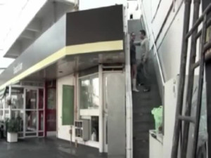 Transgender Prostitutes Service in a Public Gas Station