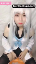 Hot Trans Cock Play 200
