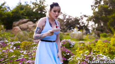 All she want is the taste of a tranny girl Lena Moon
