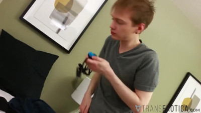 TRANSEROTICA TS Lianna Lawson Blows Panty Sniffing Twink