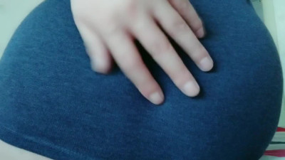 Smooth big white ass teases your penis