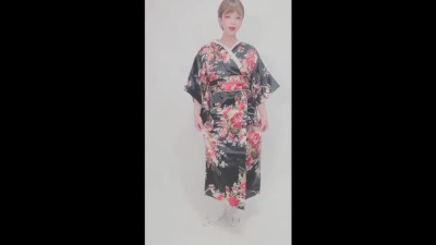 Sexy is a Geisha Masturbating her dick with a Small Dil