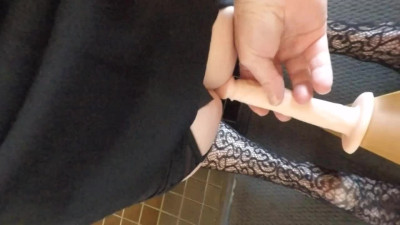 Dildo ride to re-train my sissy ass.
