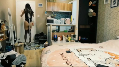 Horny Ladyboy Sucking dick of a Client and then getting