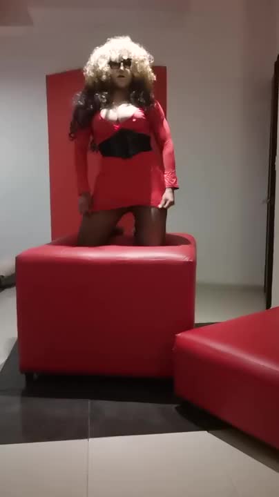 Watch Red dress highheels sexy dance Shemale Porn Videos | TranSexBig.
