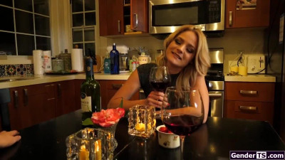 Busty cock tgirl Aspen Brooks fuck milf date Lisey Swee