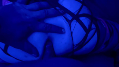 White booty pounding