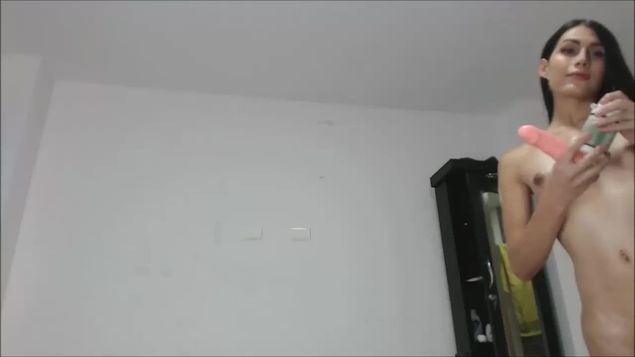 Watch Sex with a big toy Shemale Porn Videos | TranSexBig.