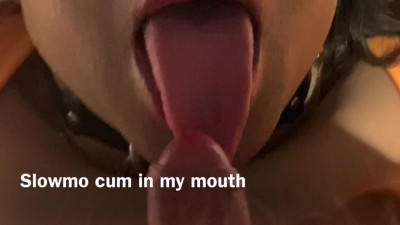 Cum swallow slow mo Yasmin Mia cd Tgirl