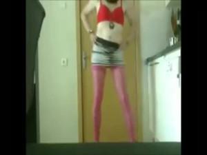 me in red panty and red bra honey..