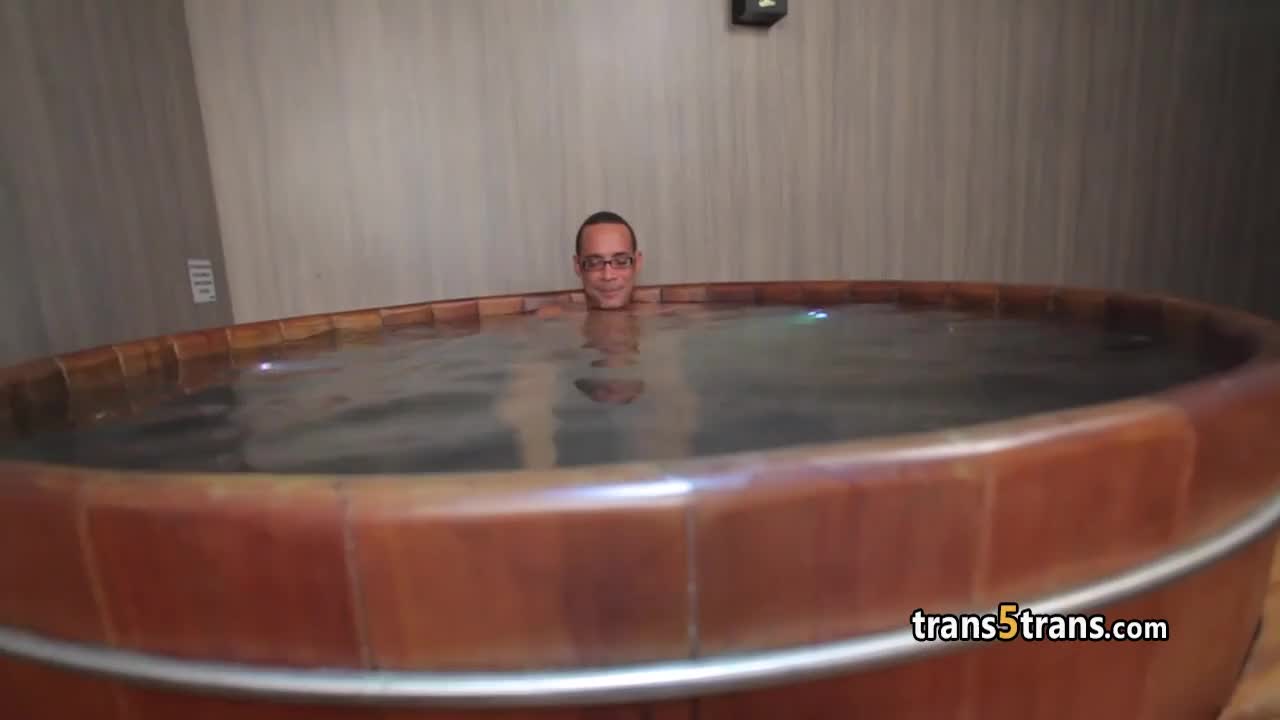 Watch Guy enjoy threesome with two tgirls Shemale Porn Videos | TranSexBig.