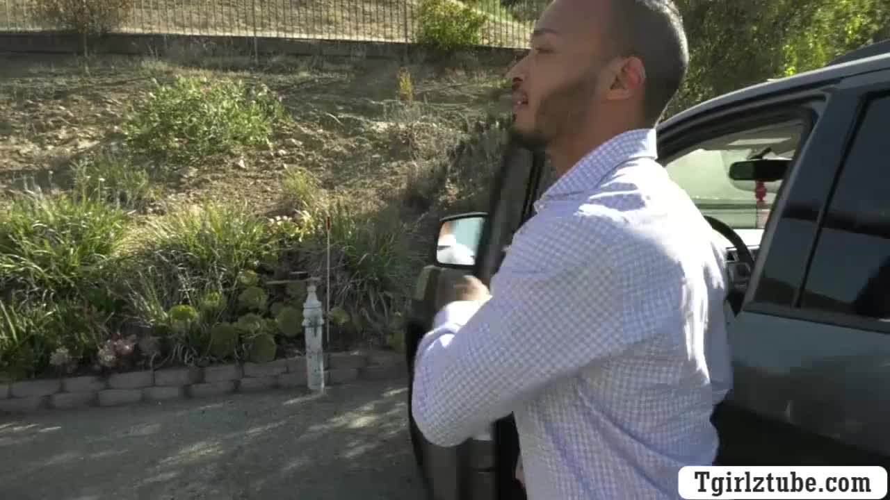 Watch Busty shemale Angelina Please gets barebacked by black boyfriend Shemale Porn Videos | TranSexBig.