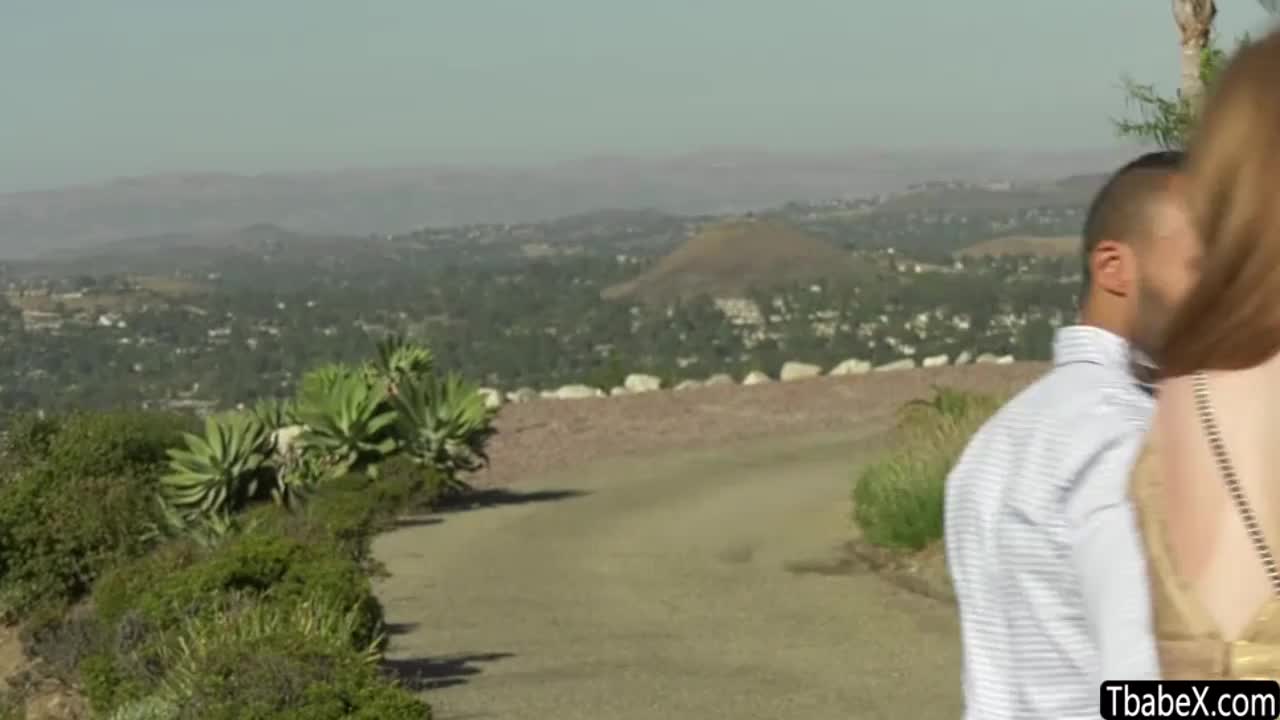 Watch Busty blonde trans woman Angelina Please sucks bfs big black cock Shemale Porn Videos | TranSexBig.