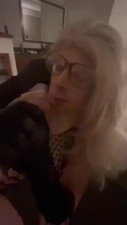 Sucking daddy’s cock in a hotel
