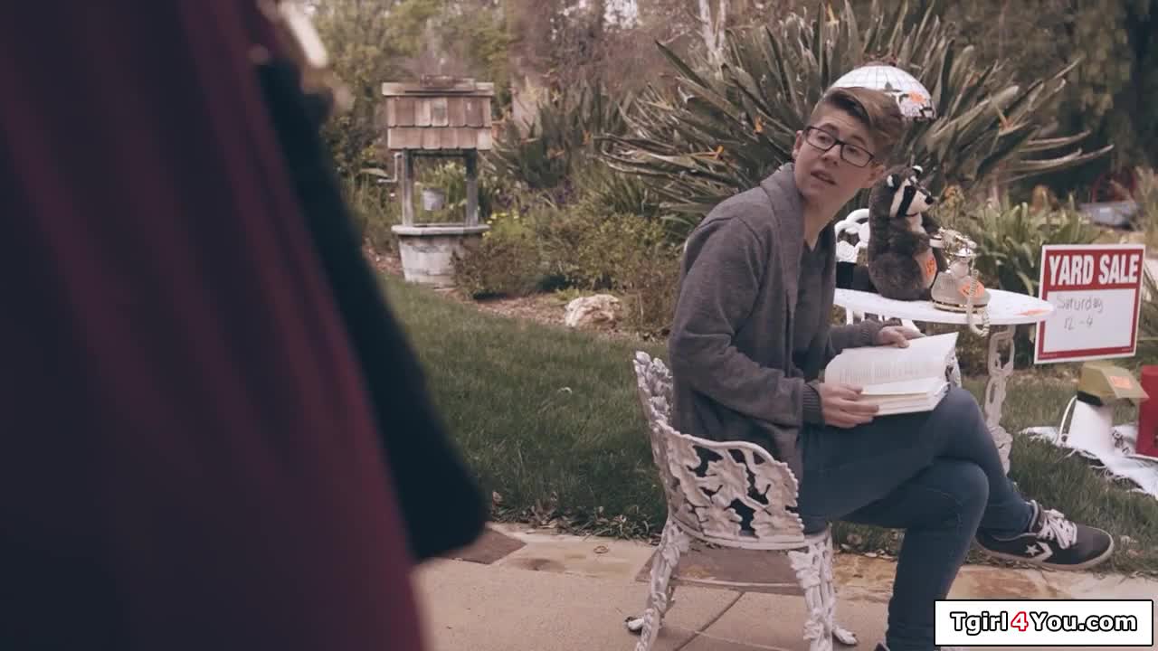 Watch Busty shemale Aspen Brooks licks and fucks a redheads pussy Shemale Porn Videos | TranSexBig.