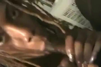 Huge Nipple Black Tranny Takes Big Dick