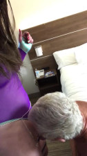 Old man battles my she-cock