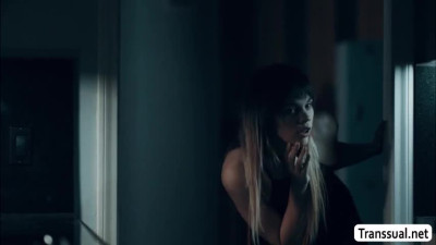 Smalltits shemale Kate Zoha gets her ass banged by her stepbro