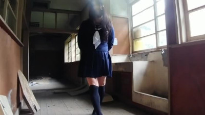 Sex Masturbation in an Abandoned School Honoka Sengoku