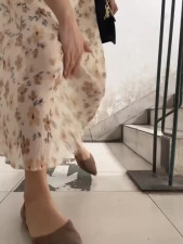 Chinese CD cums in public bathroom