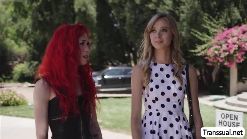 Watch Hot shemale and her girlfriend fucked by real estate agent Shemale Porn Videos | TranSexBig.