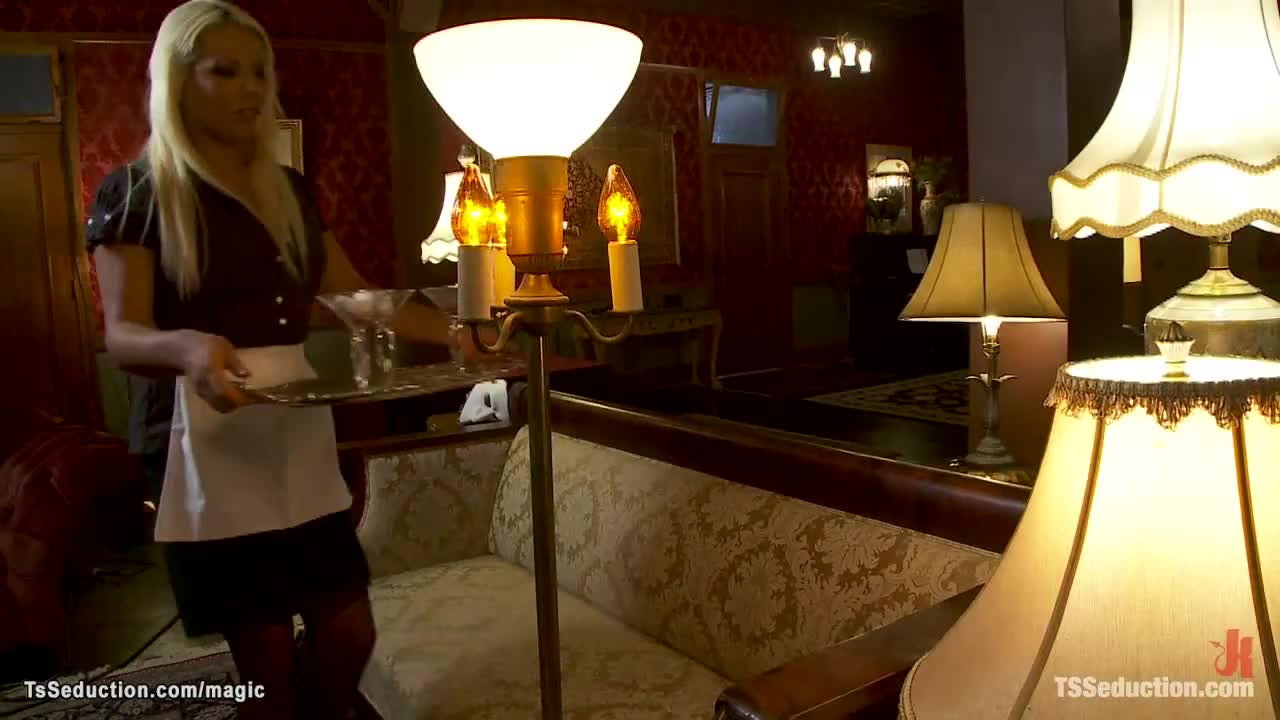 Watch Blonde shemale maid fucking black guest Shemale Porn Videos | TranSexBig.