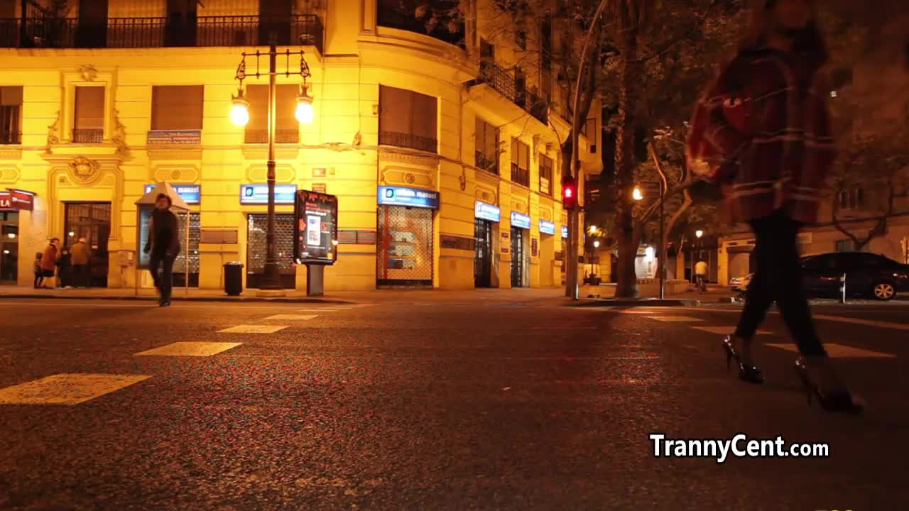 Watch Ebony sheshaft in stockings ass fucked Shemale Porn Videos | TranSexBig.