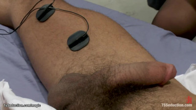 Shemale treats patient with electricity