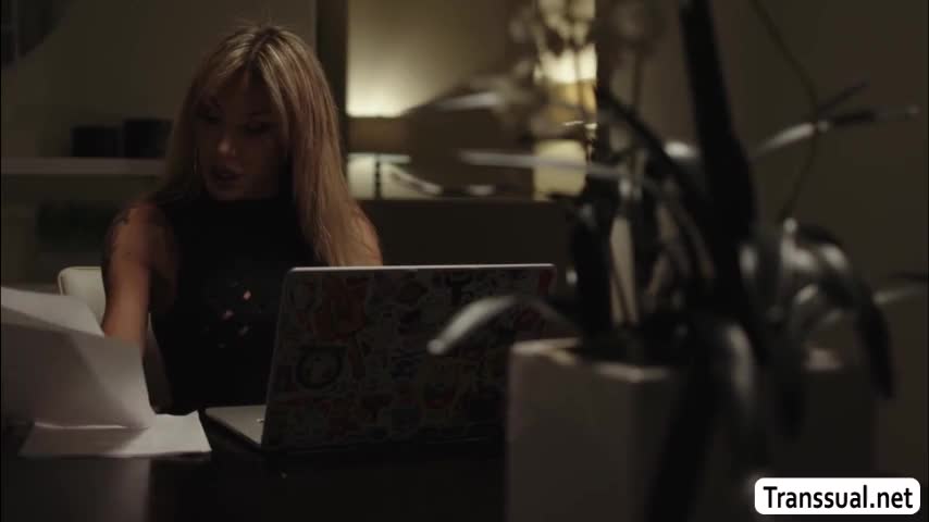 Watch Handsome guy gets his ass fucked by her busty trans stepmom Shemale Porn Videos | TranSexBig.