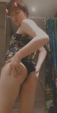 Femboy Jessica Lehm shows off her sexy body