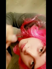 crossdresser sucking again