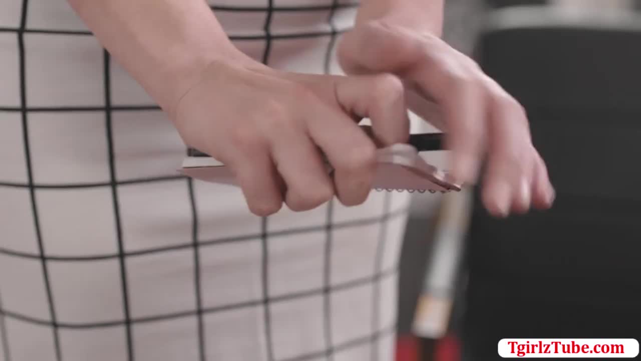 Watch TBabe fucks her Secretarys tight pussy Shemale Porn Videos | TranSexBig.