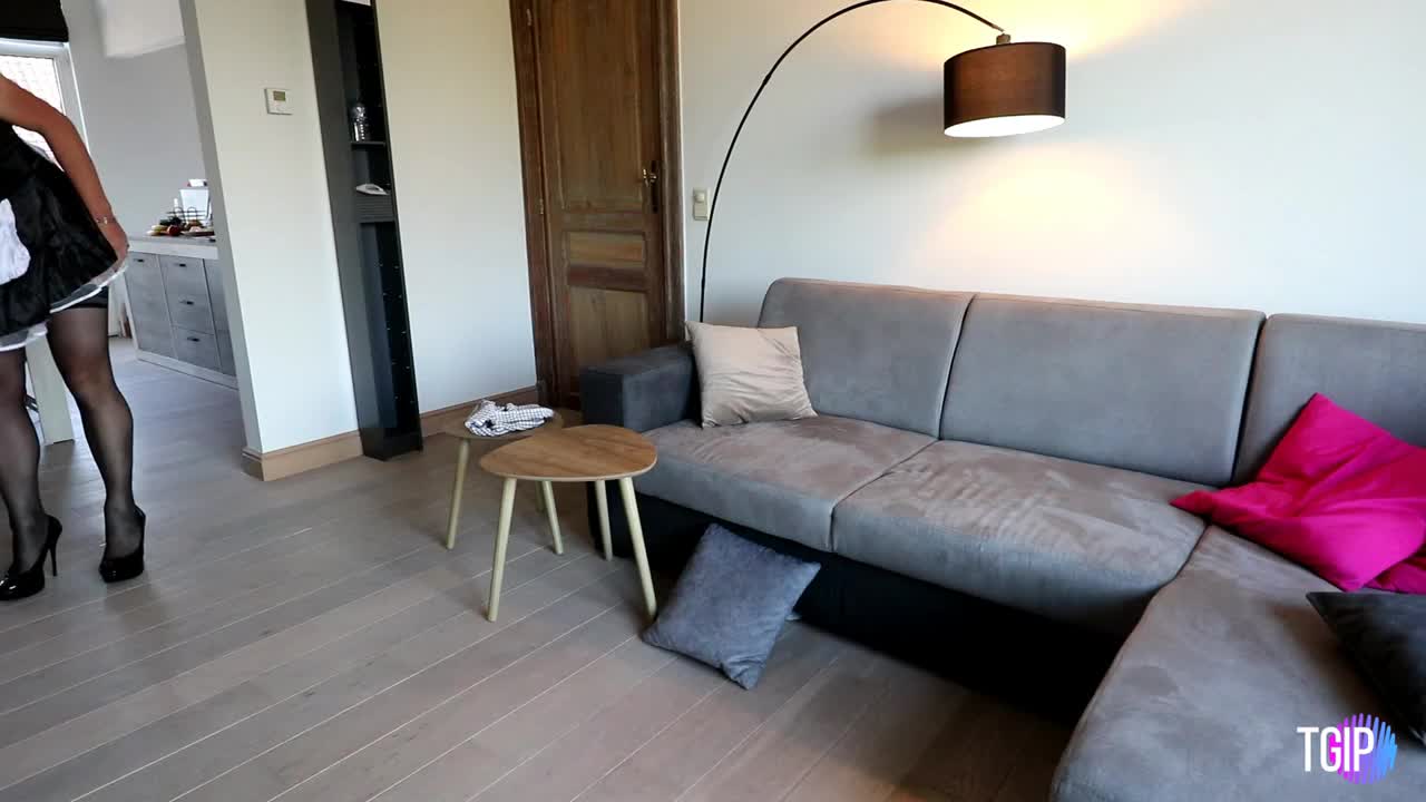 Watch The horny French maid Shemale Porn Videos | TranSexBig.