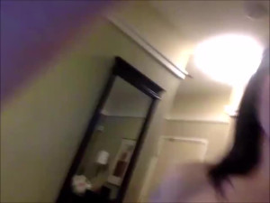 Messy cumshot on a shemale after intense cock sucking