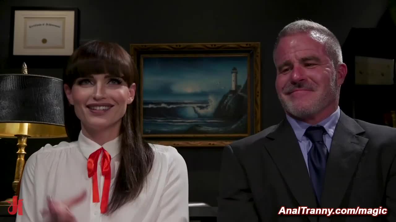 Watch Shemale student bound and anal fucked by the headmaster Shemale Porn Videos | TranSexBig.