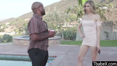 Adorable ts cutie Lily Demure fucks stunning babe Micah Martinez
