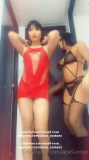 April and Alexa double masturbation
