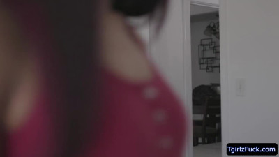 Slender ts beauty Khloe Kay analed stepbrothers soring asshole