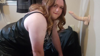 Sucking on a big fat Dildo Chubby CD