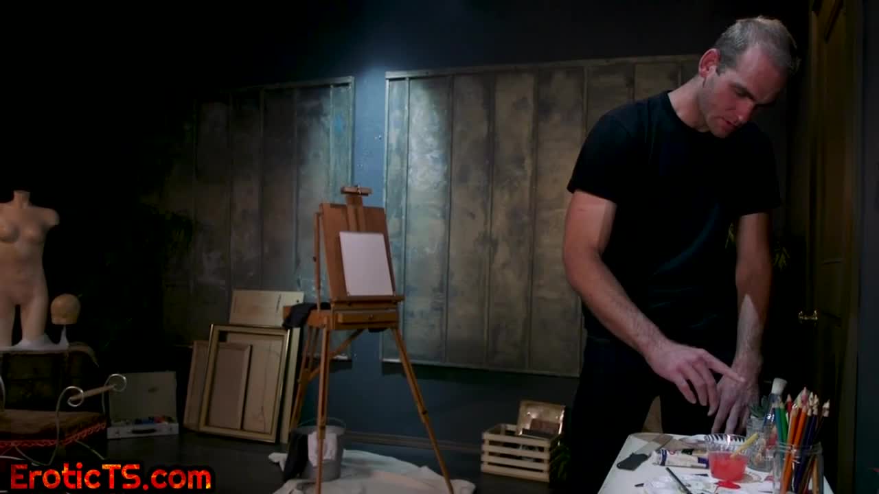 Watch Ebony TS domina in latex deep sucked by sub till cum on tits Shemale Porn Videos | TranSexBig.