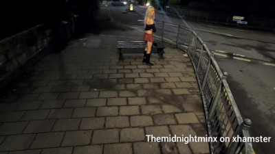 Crossdresser Public flashing