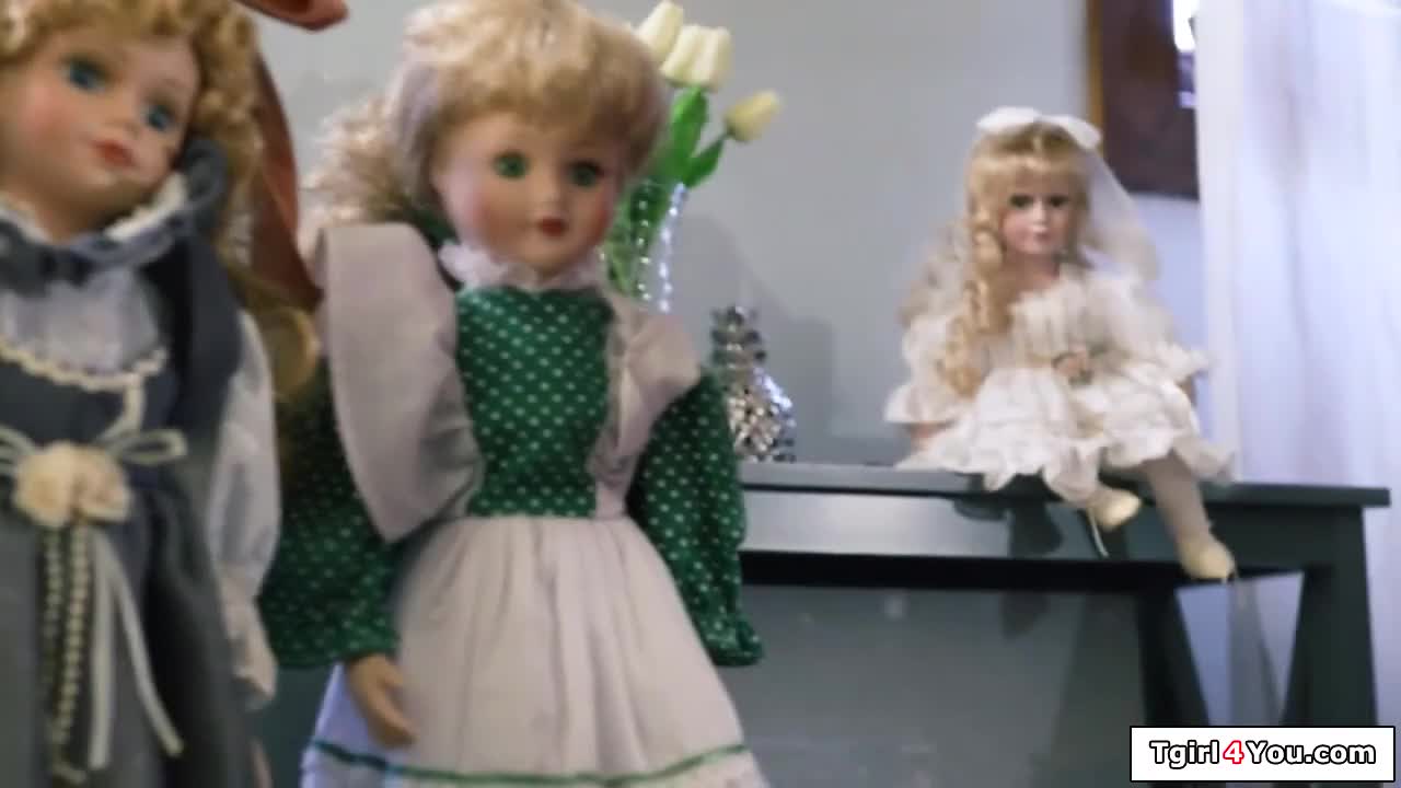 Watch Shemale Brittney Kades doll part is hard Shemale Porn Videos | TranSexBig.