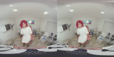 VRB Trans Redhead Goddess Is A Very Horny Patient VR Porn