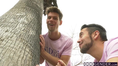 Dirty guy stole shemales Kate Zoha tight asshole and she enjoyed anal sex