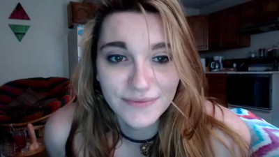 Very pretty natural tgirl jerks and toys herself till she cums