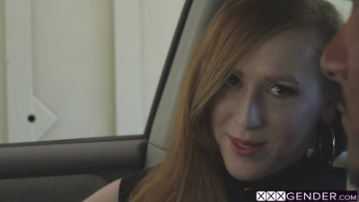 Perverted big black cock guy fucked horny redhead shemale Shiri Allwood