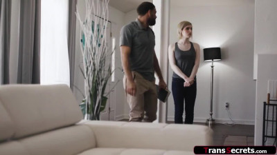 Tranny Ella Hollywood rimmed and gets anal reamed by stepdad
