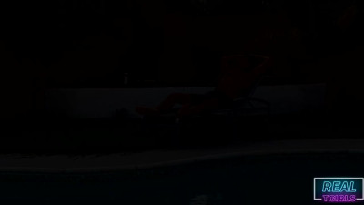REALTGIRLS: Claire & Andre Poolside!