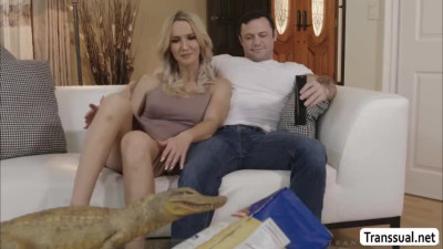 TS Kayleigh let her Husband pound her ass